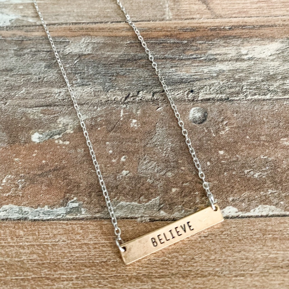 believe necklace